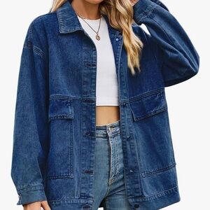 NEW Oversized Women’s Denim Jacket SMALL